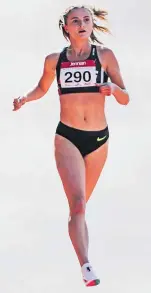  ?? Photo / Paul Taylor ?? Track and field athlete Georgia Hulls is also up for the 2021 Hawke’s Bay Senior Sportspers­on of the Year award.