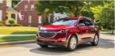  ?? CHEVROLET ?? Sales of Chevrolet’s Equinox rose 20 per cent in the U.S. last year.