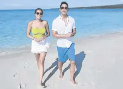  ??  ?? Rachel Peters and Marc Nelson in “Beached”