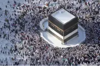  ?? AP Photo/Amr Nabil ?? ■ A general view of the Kabba at the Grand Mosque is seen Wednesday during the Hajj pilgrimage in the Muslim holy city of Mecca, Saudi Arabia.