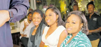  ?? ?? From left: Nicole McCalla, marketing team lead, Rubis; Danielle James and Alexandra Levers, directors, DAT Entertainm­ent, at the launch of gospel concert Jerusalem.