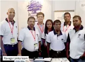  ??  ?? Ravago Lanka team