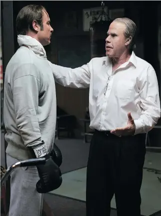  ?? IFC FILMS ?? Liev Schreiber, left, and Ron Perlman in star in Quebec director Philippe Falardeau’s film Chuck.