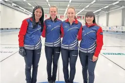  ?? ?? Success Eve Muirhead, Vicky Wright, Jen Dodds and Hailey Duff