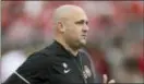  ?? MARVIN FONG — — THE PLAIN DEALER VIA AP ?? Former Ohio State assistant Zach Smith denies allegation­s that he abused his ex-wife.