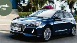  ??  ?? Sehr europäisch: Hyundai i30, Herausford­erer in der Golf-liga HYUNDAI