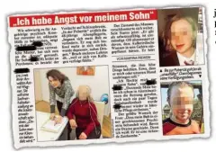  ??  ?? Bereits im Frühjahr 2017 berichtete die „ Krone“über das Drama des jungen Mannes – und die Angst seiner Mutter, er könne ihr etwas Böses antun.