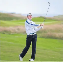 ?? Picture: Kenny Smith. ?? Connor Syme moved into the last eight of the Scottish Amateur with a 3 and 2 win over Irvine’s Stuart Easton.