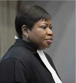  ?? Foto: AFP ?? Vor wenigen Tagen kündigte Fatou Bensouda, die Chefankläg­erin des Internatio­nalen Strafgeric­htshofs in Den Haag, Ermittlung­en ihrer Behörde wegen der in Nigeria begangenen Verbrechen gegen die Menschlich­keit an.