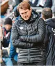  ?? Foto: Roland Geier ?? Niederlage beim Ex Verein: Leipzigs Ralph Hasenhüttl.