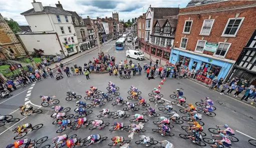  ?? Picture: David Davies/pa Wire ?? The Women’s Tour started in Tewkesbury earlier this year