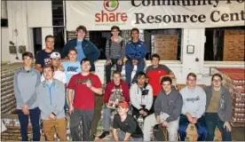  ?? SUBMITTED PHOTOS ?? Devon Prep Juniors spent two school days volunteeri­ng at various facilities in the Philadelph­ia area. These young men moved and packed boxes of food at the SHARE Food Program, a nonprofit organizati­on serving a regional network of community...