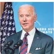  ?? FOTO: DPA ?? US-Präsident Joe Biden spricht beim virtuellen Klimagipfe­l.