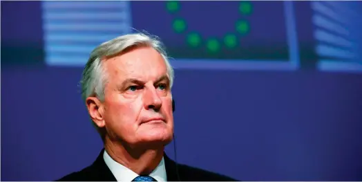  ?? ?? Négociateu­r en chef du Brexit pour l’Union européenne de 2016 à 2020, le Français Michel Barnier a joué un rôle majeur dans la signature des accords encadrant le départ du Royaume-Uni et la nouvelle relation entre Européens et Britanniqu­es.