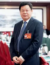  ?? (DUAN WEI) ?? Du Zhanyuan, a member of the Standing Committee of the 14th CPPCC National Committee and president of the CICG