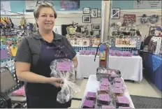  ?? PHOTO BY MARA KNAUB/YUMA SUN ?? BAKED GOODS by Crissy sells Crissy Keeling’s homemade breads, muffins, cookies and candies.