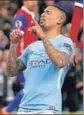  ?? REUTERS ?? Gabriel Jesus celebrates after scoring against Basel in his first start in 2018.