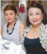  ??  ?? Flor Soriano with Dr. Sandra Sarabia- Gomez.