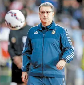  ??  ?? Gerardo Martino, entrenador de Argentina