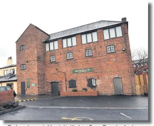  ??  ?? The former brewery buildings behind the Lamp Tavern. These days they house accommodat­ion for paying guests