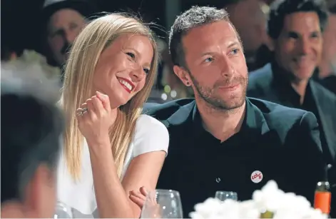  ?? Picture: AP ?? I take my hat off to Gwyneth Paltrow and Chris Martin for at least attempting to lessen the horrors all round for everyone, especially their children.