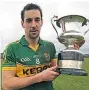  ??  ?? OUT Maher lifts Mcgrath Cup as captain in 2013