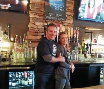  ?? JEAN BONCHAK FOR THE NEWS-HERALD ?? Chris and Lynda Frate are co-owners of Pub Frato in Concord Township.