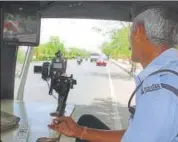  ?? HT FILE ?? The department will be purchasing 500 body-worn cameras and 100 dash cameras at a cost of ₹1.65 crore.