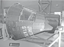  ??  ?? La capsula
Freedom 7, en Virginia, Estados Unidos.