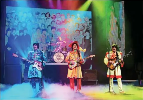  ?? SUBMITTED ?? Rain — A Tribute to The Beatles performs “Sgt. Pepper’s Lonely Hearts Club Band.”