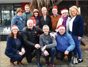  ??  ?? Killorglin Traders; Sandra Foster, Ger Counihan, Bob Foley, Brian Jones (back from left) Julie Gill, Kathleen O’Sullivan, Peter Crowley, Deirdre Houlihan, Stephen O’Grady, Mary Mangan and Anne Foley looking forward to Christmas in Killorglin.