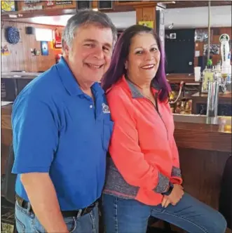  ??  ?? Owners David and Karen Valentino hope to sell country music hotspot Brickette Lounge.