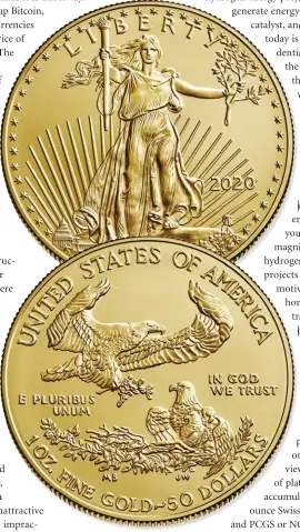  ?? UNITED STATES MINT. ?? 2020 American Eagle Gold One Ounce coin.