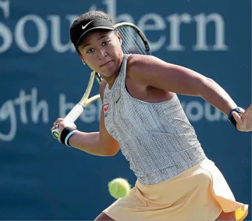  ?? Fotos: AFP ?? Naomi Osaka hat seit den Australian Open im Januar kein Finale mehr erreicht.