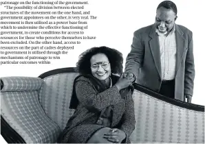  ??  ?? Kgalema Motlanthe and his businesswo­man wife, Gugu, work as a team at Motlanthe’s foundation in Johannesbu­rg.