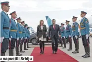  ??  ?? Rama i Zaev juče su napustili Srbiju