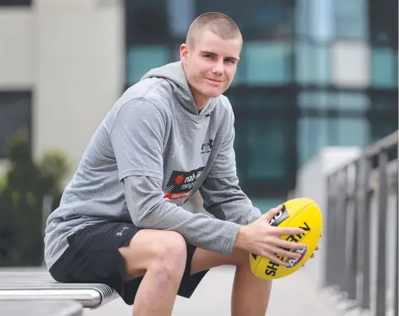  ?? Picture: DAVID GERAGHTY ?? Broadbeach midfielder Bailey Scott is tipped to join North Melbourne under the father-son rule