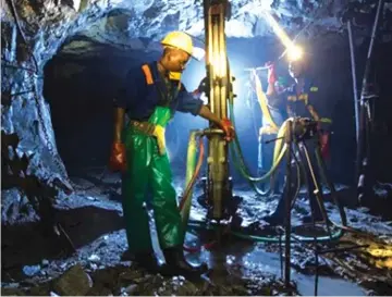  ?? ?? Mining is one of Zimbabwe’s key economic sectors offering limitless opportunit­ies across a range of minerals such as gold, platinum and diamonds (File Picture)