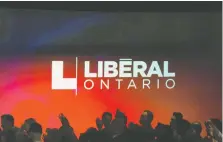  ?? CHRISTOPHE­R KATSAROV / THE CANADIAN PRESS FILES ?? The Liberal Party in Ontario has chosen some niche issues to
highlight so far in the provincial election campaign.