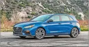  ?? HYUNDAI MOTOR AMERICA VIA AP ?? The 2020 Hyundai Elantra GT is a small hatchback that offers ample interior space.