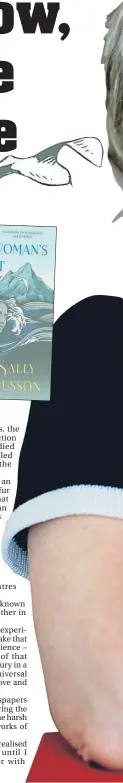  ??  ?? Writer Sally Magnusson