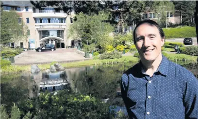  ??  ?? ●●Zen Internet founder Richard Tang outside the firm’s headquarte­rs at Sandbrook Park