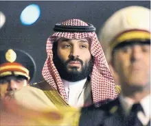  ?? RYAD KRAMDI AGENCE FRANCE-PRESSE ?? The Saudi stock market is a pillar of Crown Prince Mohammed bin Salman’s plan to revamp his country’s economy.