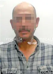  ?? /CORTESÍA ?? Fue detenido el 7 de octubre del presente año, en Pánuco de Coronado, Dgo.