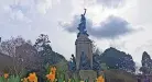  ?? ?? Clouds over Exeter’s Northernha­y Gardens, by Chris Wollacott