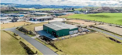  ??  ?? The 10,237 square metre property at 2 Titan Way, Taupo is in the popular Rotokawa industrial precinct.