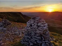  ??  ?? Sun rise on Wild Boar Fell (Paul Kirkwood)