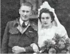  ??  ?? Wedding day: September 5, 1945