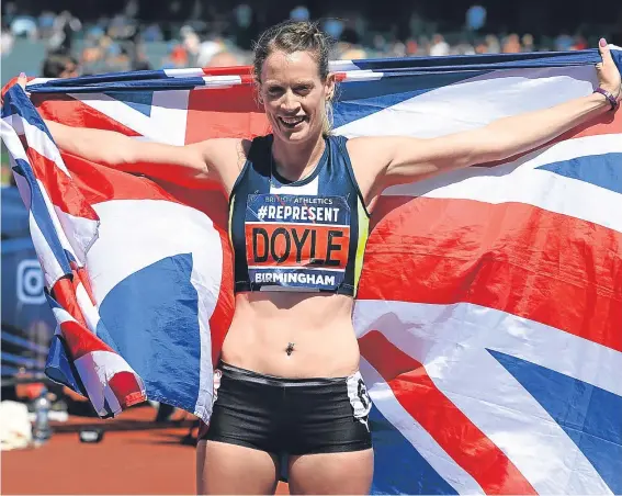  ?? Picture Getty. ?? Kinross-shire hurdler Eilidh Doyle will captain the Great Britain athletics team at next month’s World Championsh­ips in London.