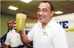  ??  ?? Health Minister Dr Christophe­r Tufton